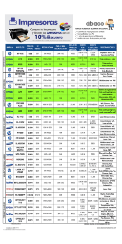 Impresoras - Abaco Computadoras