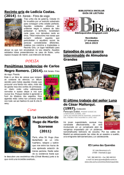 Recinto gris de Ledicia Costas. POES&Iacute;A Pen&uacute;ltimas tendencias de