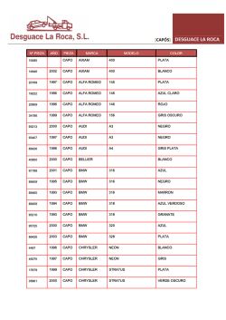 CAPO - Desguace La Roca