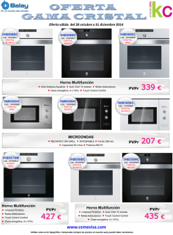 BALAY OFERTA GAMA CRISTAL PVPr - Cemevisa