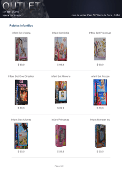 Relojes Infantiles - Relojes Por Mayor