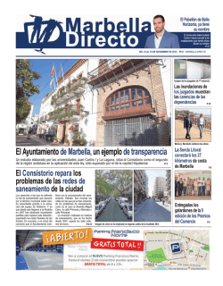 La creaci&oacute;n de empleo y la inversi&oacute;n en el &aacute;mbito - Marbella Directo