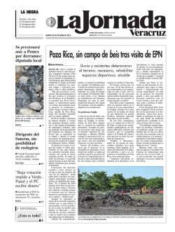 Portada La Jornada Veracruz