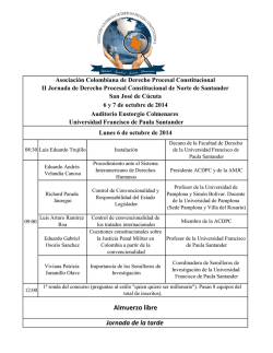 Almuerzo libre Jornada de la tarde - Universidad Francisco de