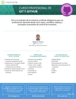 CURSO PROFESIONAL DE GIT Y GITHUB - Mejorando.la