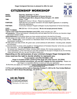 Septiembre 2014. - Hogar Immigrant Services