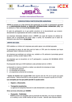 Convocatoria PDF - 371KB - Icex