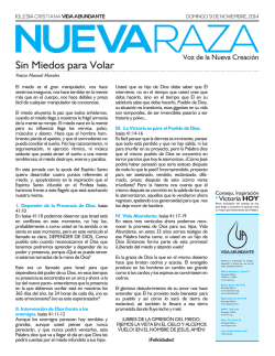 NUEVA RAZA Click para leer - Vida Abundante Iglesia Cristiana