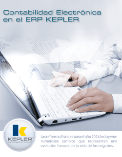 Contabilidad electr&oacute;nica - erp kepler