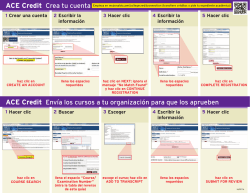 ACE Credit Crea tu cuenta ACE Credit Env&iacute;a los - McDonalds