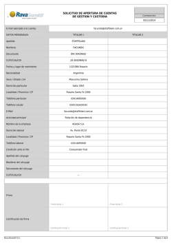 solicitud de apertura de cuentas de gestion y custodia
