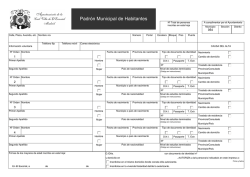 Hoja de inscripci&oacute;n padronal (Formato Pdf) - Ayuntamiento de El