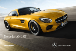 Descargar el cat&aacute;logo del Mercedes-AMG GT (PDF)