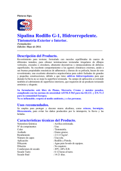 Descargar ficha t&eacute;cnica - Pinturas SIPA