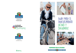 Gu&iacute;a para el Envejecimiento Activo y Saludable - Osakidetza
