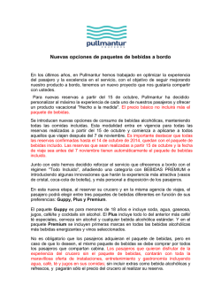 vea el comunicado de pullmantur y detalles del nuevo paquete de