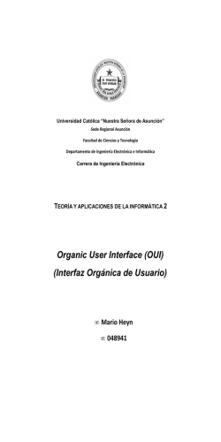 Organic User Interface (OUI) (Interfaz Org&aacute;nica de - JeuAzarru.com
