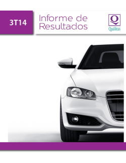 1 Informe de Resultados 3T14 - Bolsa Mexicana de Valores