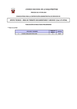 09/10/2014 - Consejo Nacional de la Magistratura