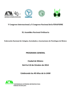 programa general en pdf - division de ciencias sociales y