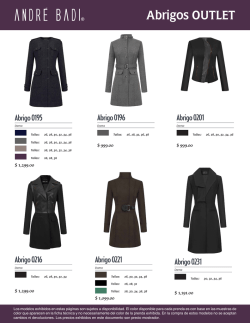 Abrigos OUTLET