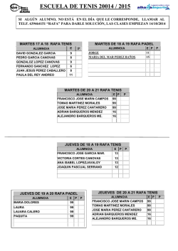 para ver los horarios de la escuela de tenis y padel pincha aqui