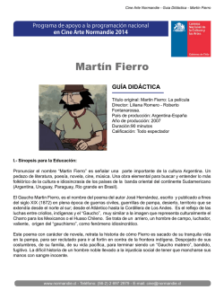 5.- Gu&iacute;a did&aacute;ctica &ldquo; Mart&iacute;n Fierro&rdquo; - Normandie