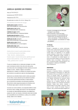 AMELIA QUIERE UN PERRO - Kalandraka