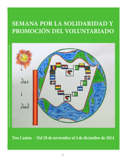 semana por la solidaridad y promoci&oacute;n del voluntariado