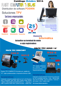 Nuevo cat&aacute;go de productos. OTO&Ntilde;O 2014. - Fast Computer 7 Islas