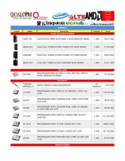 Lista de Precios Octubre 2014 ARMELA