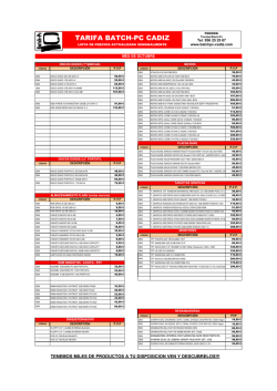 TARIFA BATCH-PC CADIZ - Batchpc-cadiz.com
