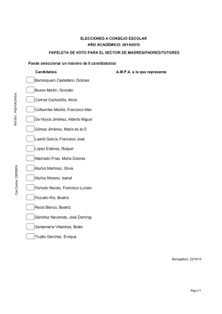 Barranquero Castellano, Dolores Bueno Mart&iacute;n, Gonzalo Carmet