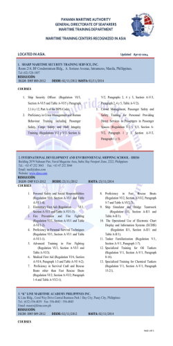 DIRECCION GENERAL DE LA GENTE DE MAR