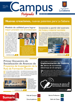 Descargue aqu&iacute; la edici&oacute;n 1.240 del peri&oacute;dico Campus. 1 de
