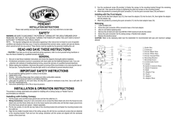pendant safety read and save these instructions - Home Depot
