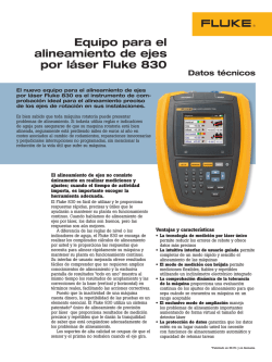 Equipo para el alineamiento de ejes por l&aacute;ser Fluke 830 - Farnell
