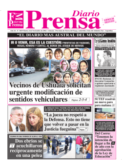 Descargar edici&oacute;n impresa (PDF) - Diario Prensa