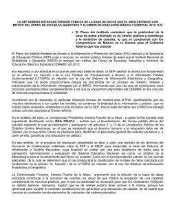 Informe U-Ranking 2015