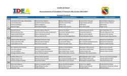 primer examen parcial. distribucion de secciones y grupos