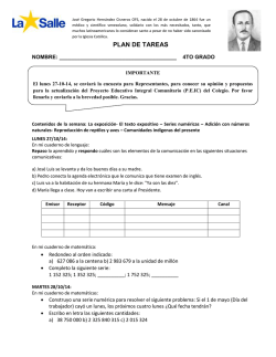 Circular Final 2&ordm; Trimestre (Semana Sant[...]