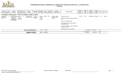 Comunicado de Prensa - Tercer Trimestre 2014