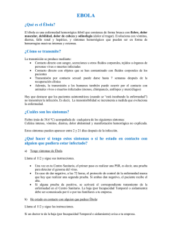 ACTIVIDADES SUJETAS A CAMBIOS DE &Uacute;LTIMA HORA