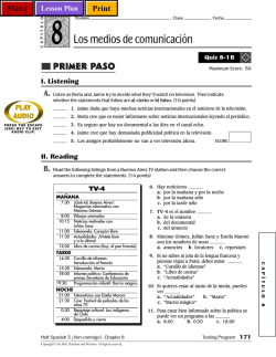 BACHILLERATO DUAL: ESPA&Ntilde;OL Y AMERICANO