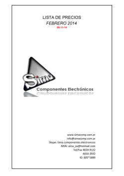 Men&uacute; bebidas - Pasteleria Giacomin