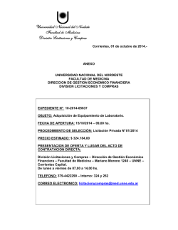 aptos y no aptos entrevista - Direccion Regional de Salud Tacna