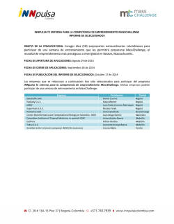 Clasificaci&oacute;n Nacional Categor&iacute;a II