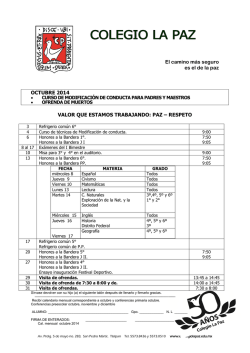 Cedula Per&iacute;odo de Presentaci&oacute;n de carpetas