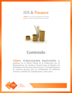 Bur&oacute; de Entidades Financieras - Actualizaci&oacute;n Banca