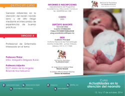 Convocatoria DESPI 2015.